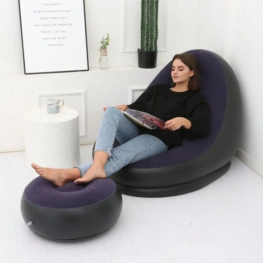 Air Sofa with Electric Air Pump – Ultimate Comfort Anywhere!