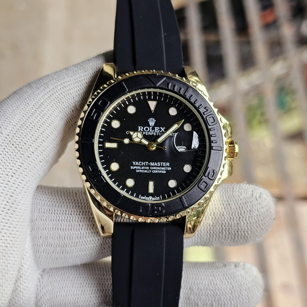 Rolex Datejust 41 – Black Silicon Champagne Dial