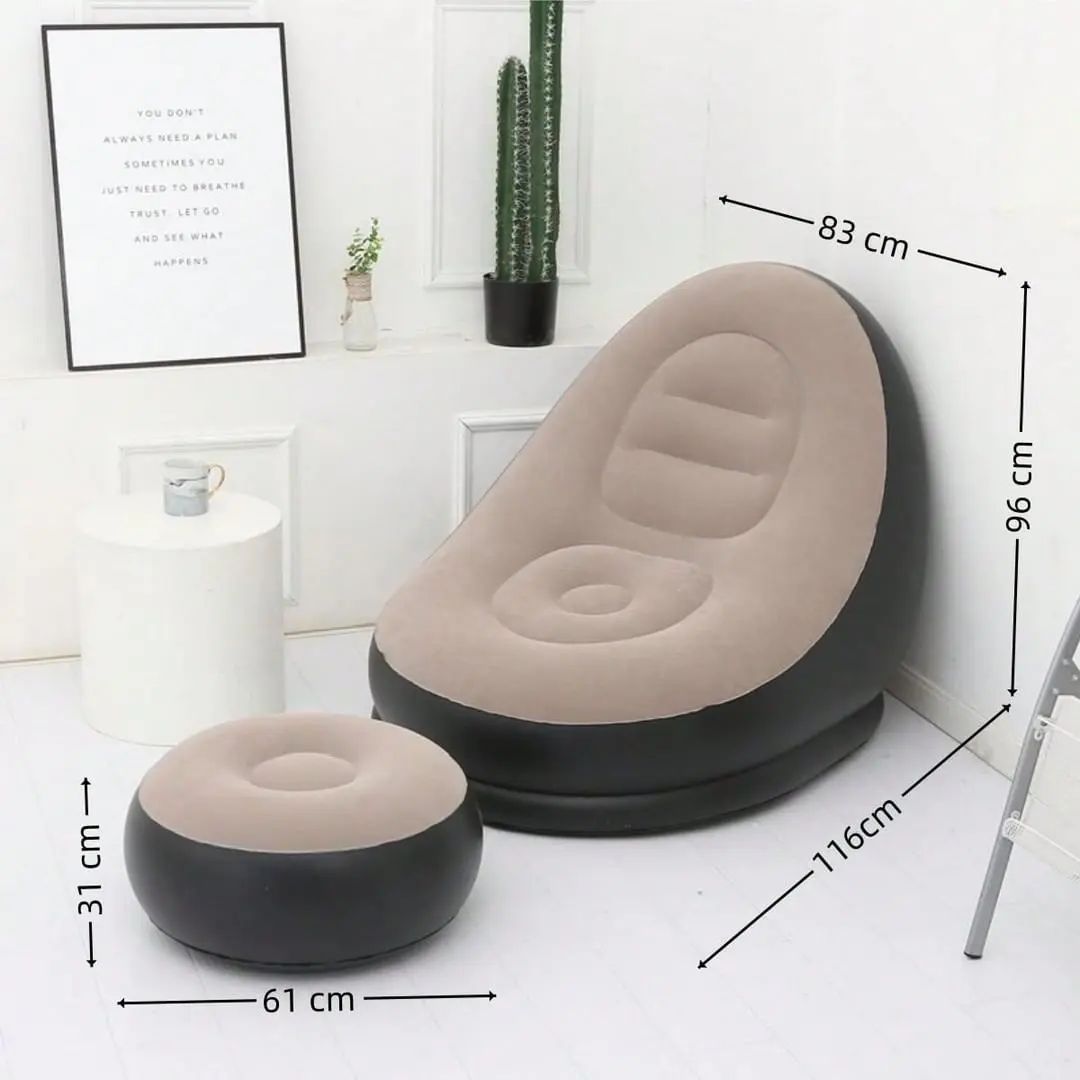 Air Sofa with Electric Air Pump – Ultimate Comfort Anywhere!