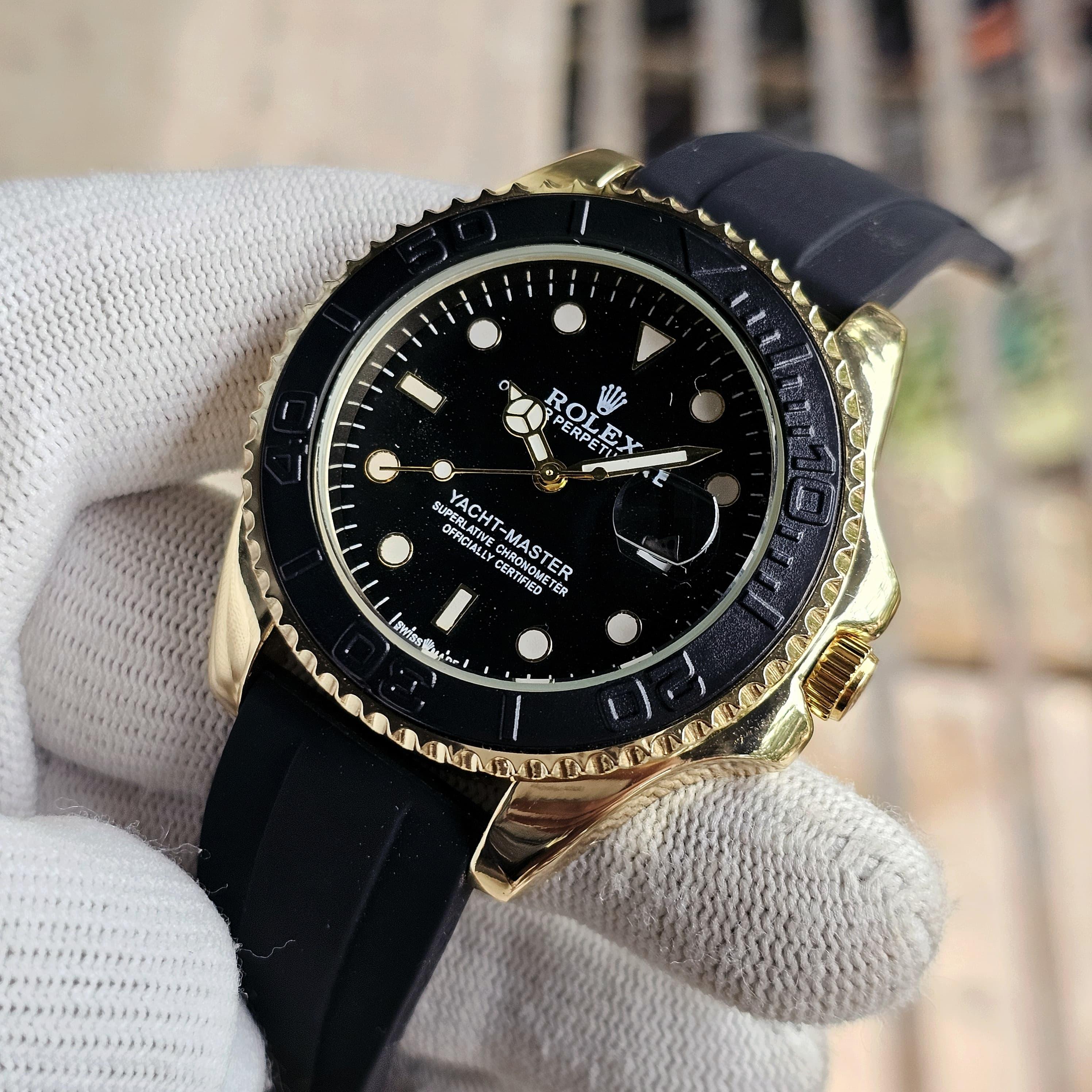 Rolex Datejust 41 – Black Silicon Champagne Dial